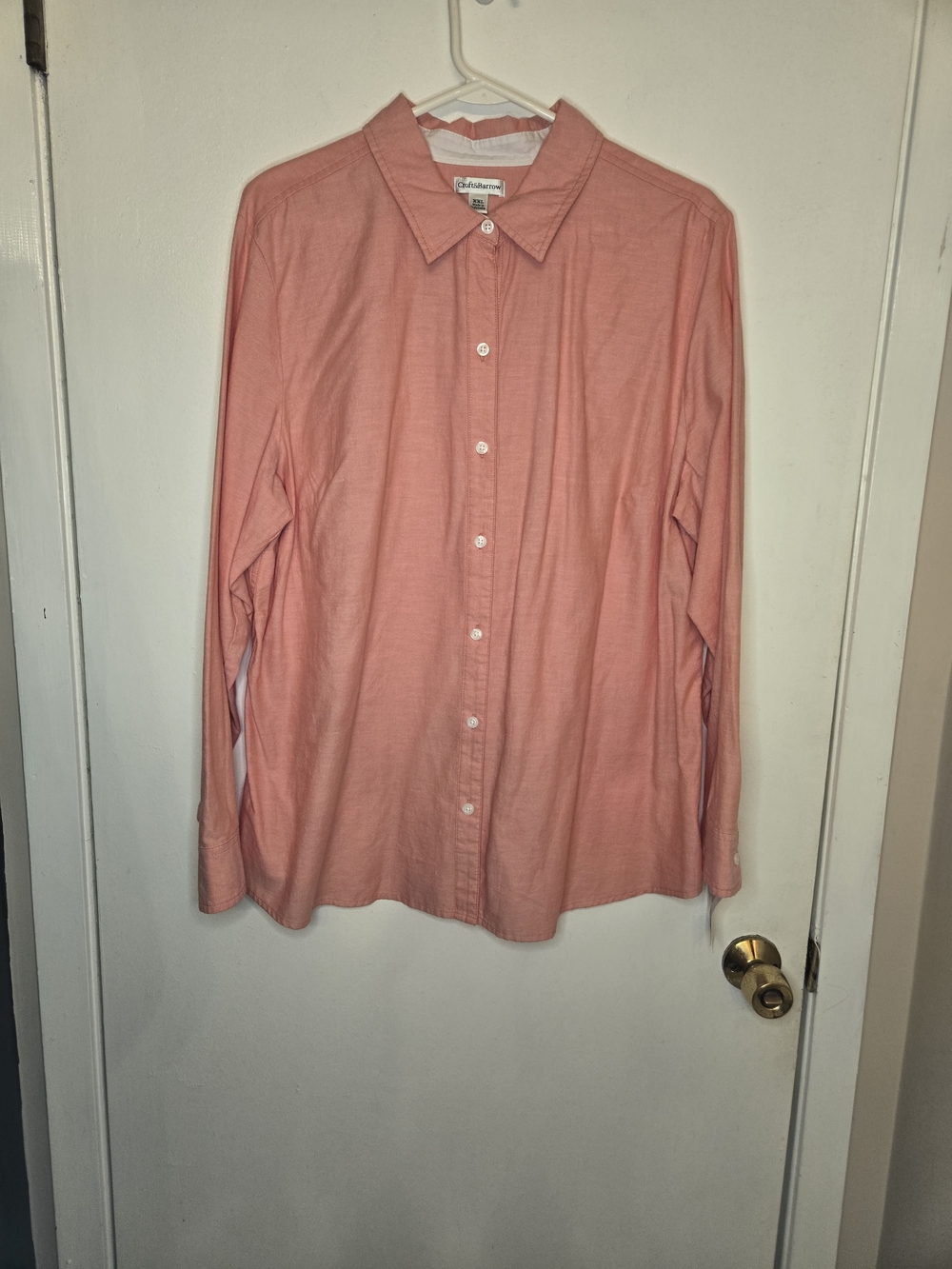croft & barrow Coral Button-Up Shirt